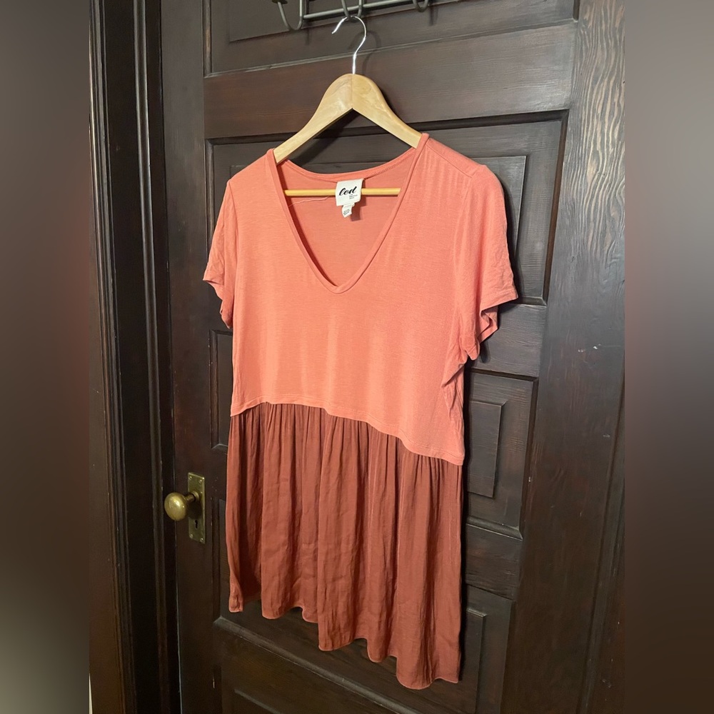 Led Luxe Essentials Maternity Large Peplum Blouse